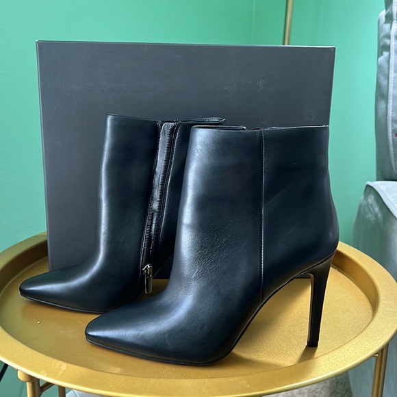 Vince Camuto Leather Stiletto Boot - Picture 2 of 5